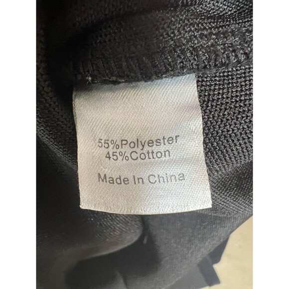 Tuckernuck XL Dress Black knit  Francoise Mini Mod Stretch Minimalist Career - Picture 9 of 11